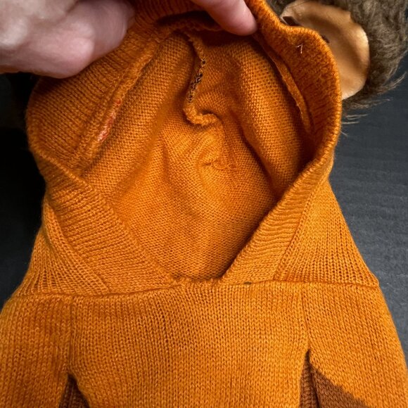 Star Wars Dog Costume Size Small Brown Ewok Sweater Hoodie Faux Fur Ears Winter - Picture 7 of 8